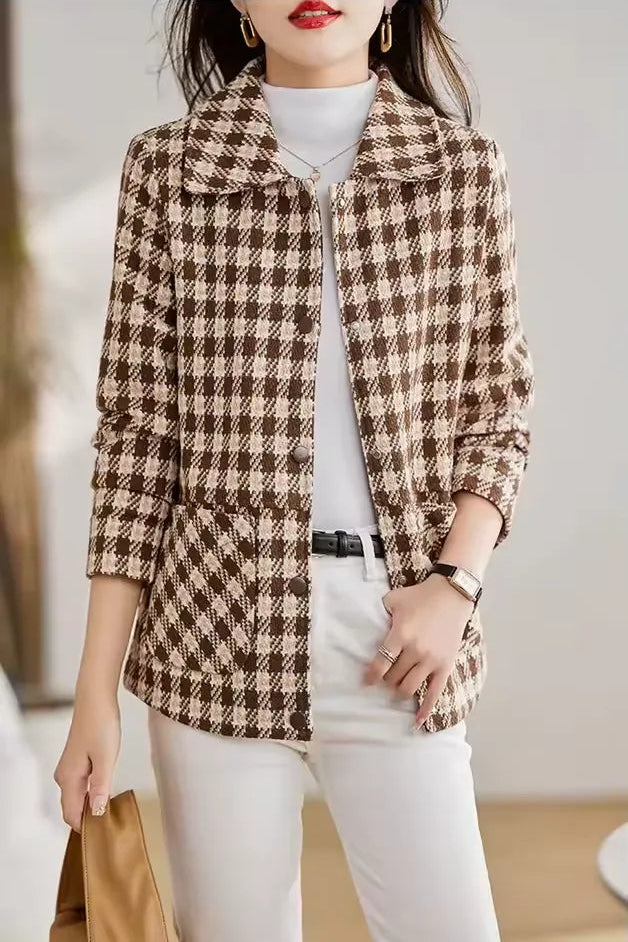 Jelora Plaid Jacket