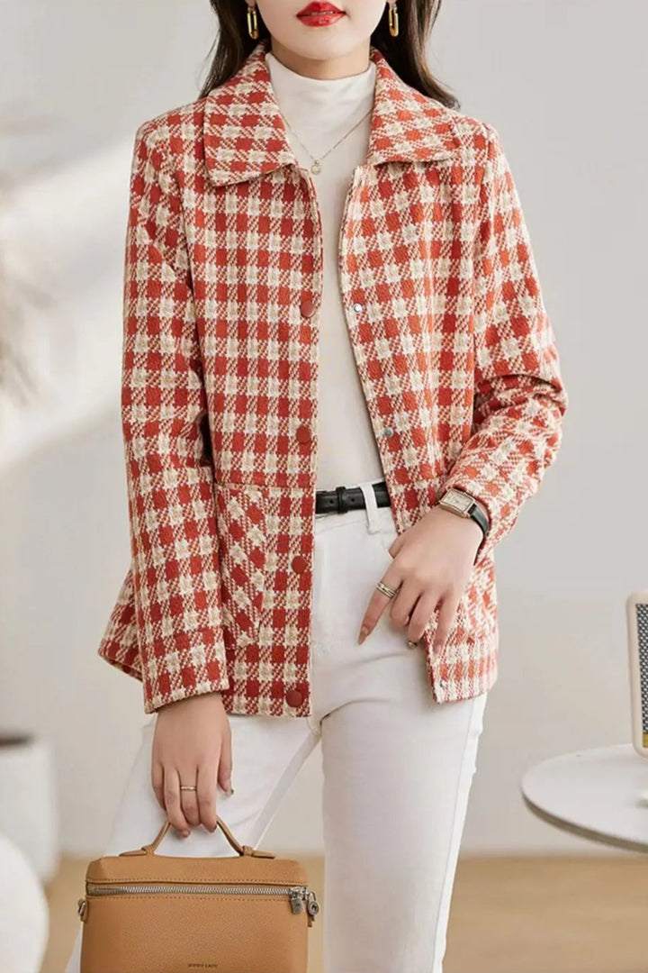 Jelora Plaid Jacket