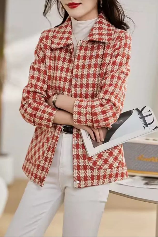 Jelora Plaid Jacket