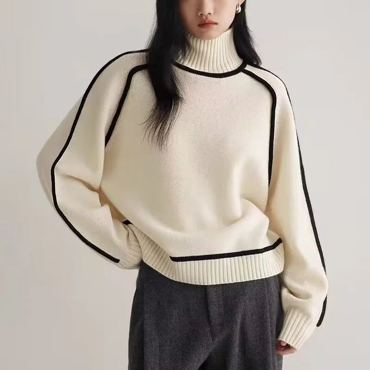 Tesmara Striped Turtleneck