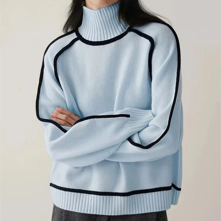 Tesmara Striped Turtleneck