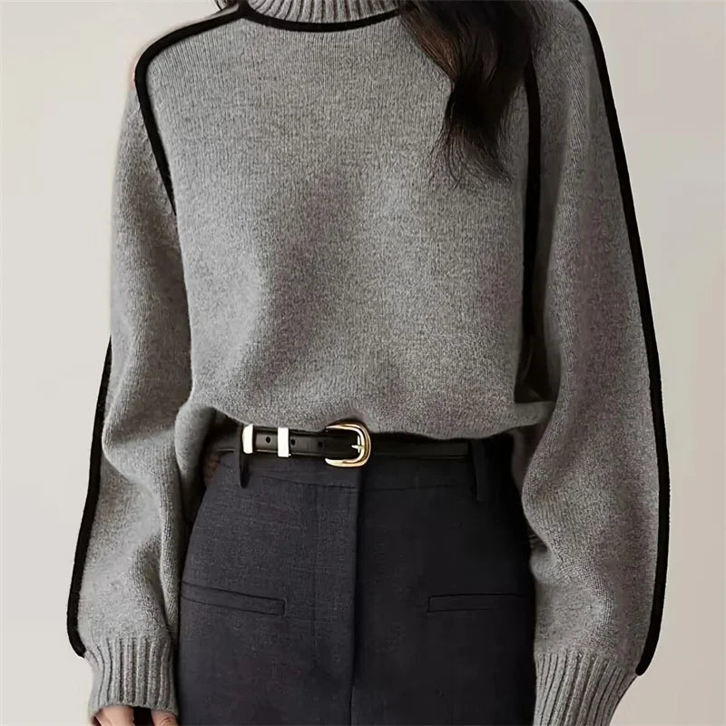 Tesmara Striped Turtleneck