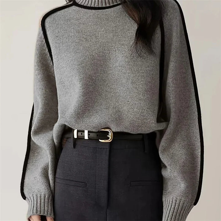 Tesmara Striped Turtleneck