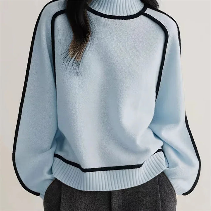 Tesmara Striped Turtleneck