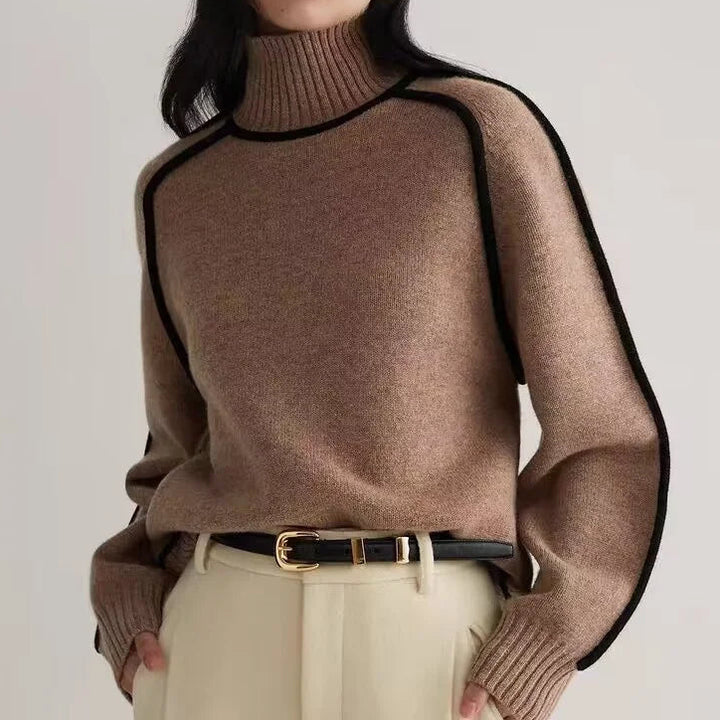 Tesmara Striped Turtleneck
