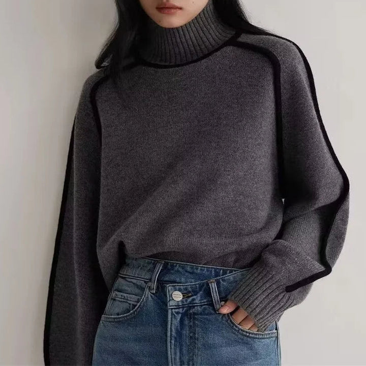 Tesmara Striped Turtleneck